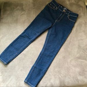 LOFT high rise crop skinny Jeans